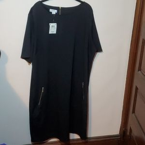 New Jaclyn Smith size 2X black dress